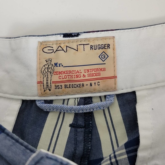 Gant Rugger‎ Multicolor Plaid Men's Shorts - Picture 7 of 8